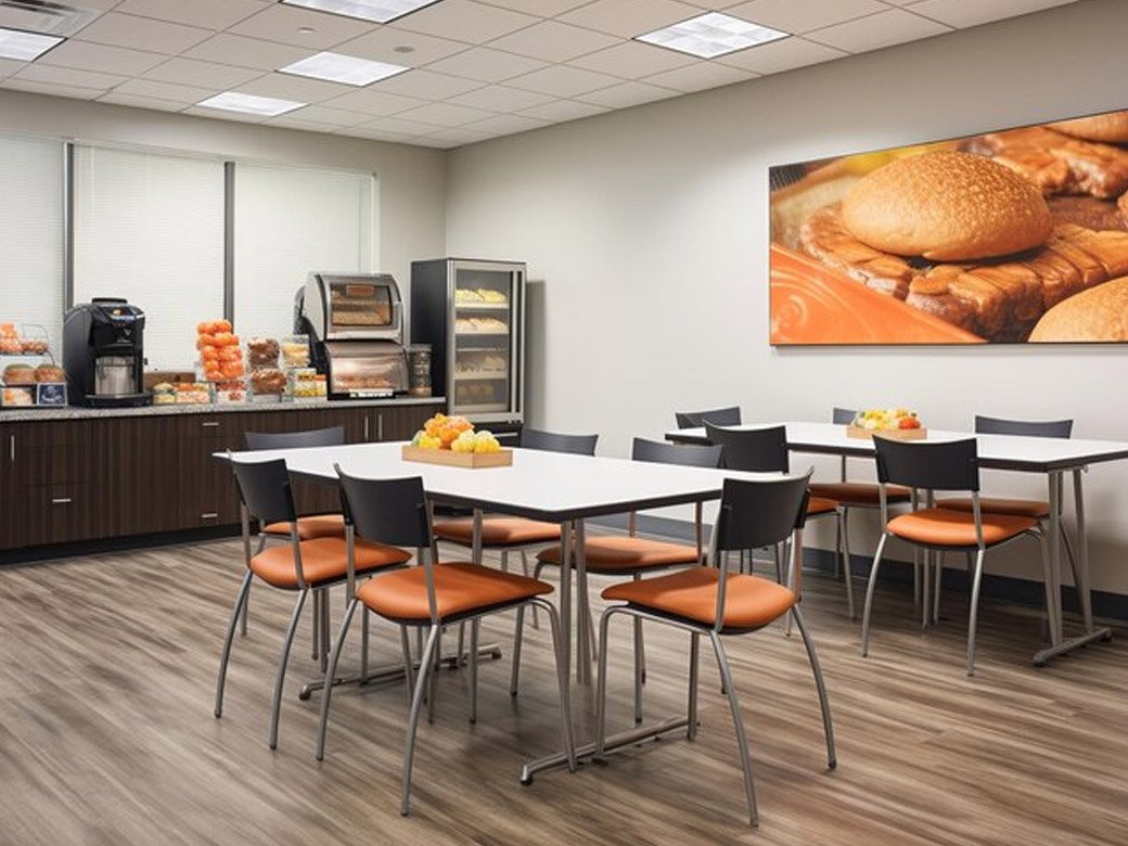 Pantry and Cafeteria Interior Setup in India